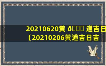 20210620黄 🐕 道吉日（20210206黄道吉日吉 🐼 时）